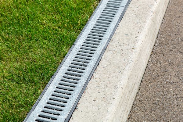 Courtyard Drain Installation in Omaha